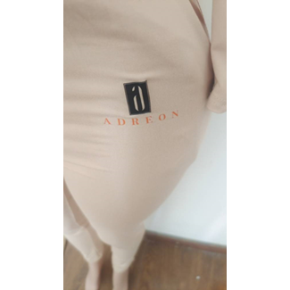 Dreon Adreon Basics logo Nude lounge set – A’DRÈON