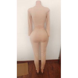 Dreon Adreon Basics logo Nude lounge set – A’DRÈON
